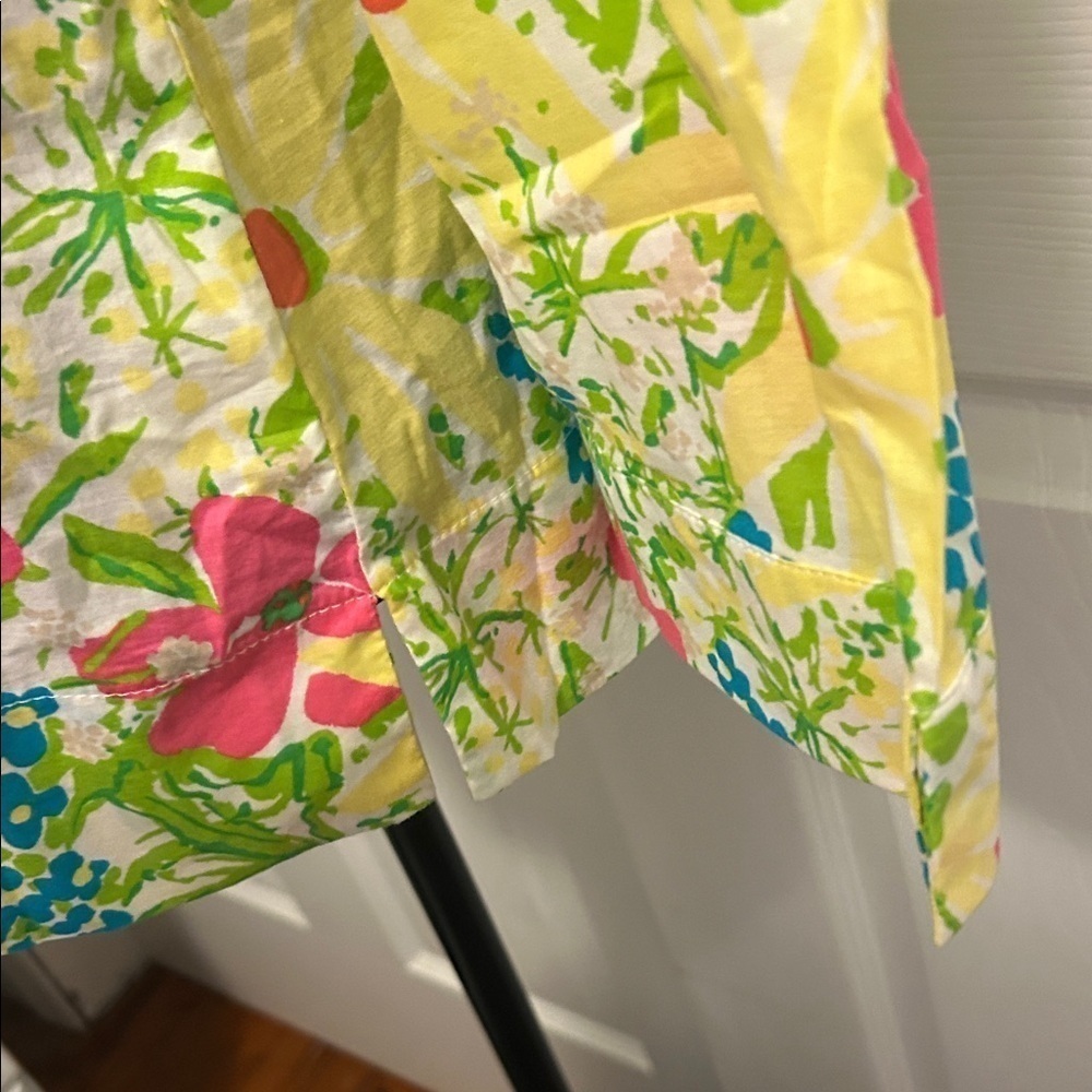 Lilly Pulitzer Yellow Floral Tunic Top - Picture 5 of 6